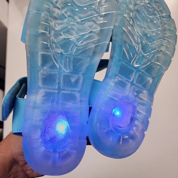 H&M Unisex Boys Girls Toca Life Blue Multicolor Light Up Sandals Size 11 - Picture 16 of 16